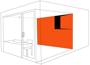 Orange Fassade